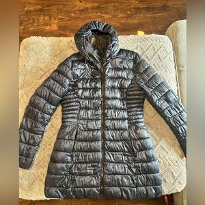 Apt 9 Women’s Puffer Jacket Knee Length With Removable Hood Size Small